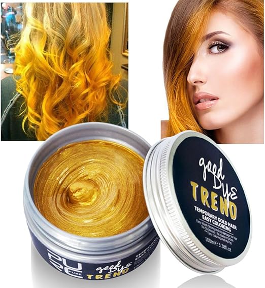 ROPALIA Blonde Hair Wax Color Hairstyle Hair Dye Coloring Cream for