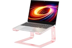 Urmust Laptop Stand for Desk Aluminum Computer Stand Riser Holder for Laptop Compatible with MacBook Air Pro, Dell, HP, Lenov
