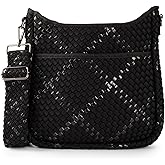 Haute Shore - Blake Noir Woven Crossbody Bag