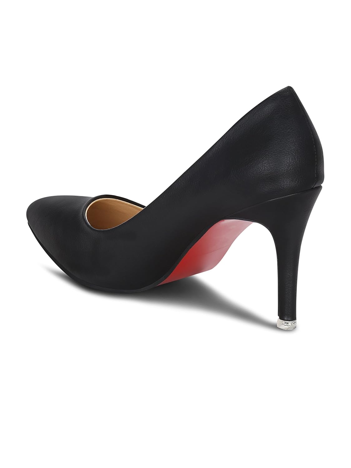 get glamr women's black pumps (get(get-4489)-4 uk