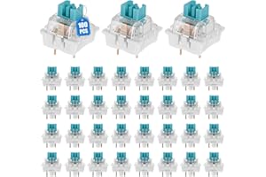 100Pcs Mechanical Keyboard Switches, 3 PIN Tactile Switch, Dustproof Waterproof Clicky, Keyboard Clicker Keys Switch Replacem