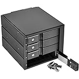 SilverStone Technology RL-FS304B Front Bay Hot-Swapable Hard Drive Enclosure