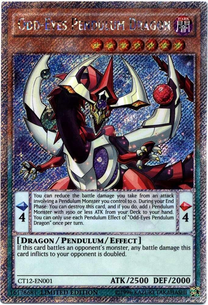 YuGiOh! OddEyes Pendulum Dragon (CT12EN001) 2015 MegaTin Exclusives Limited Edition
