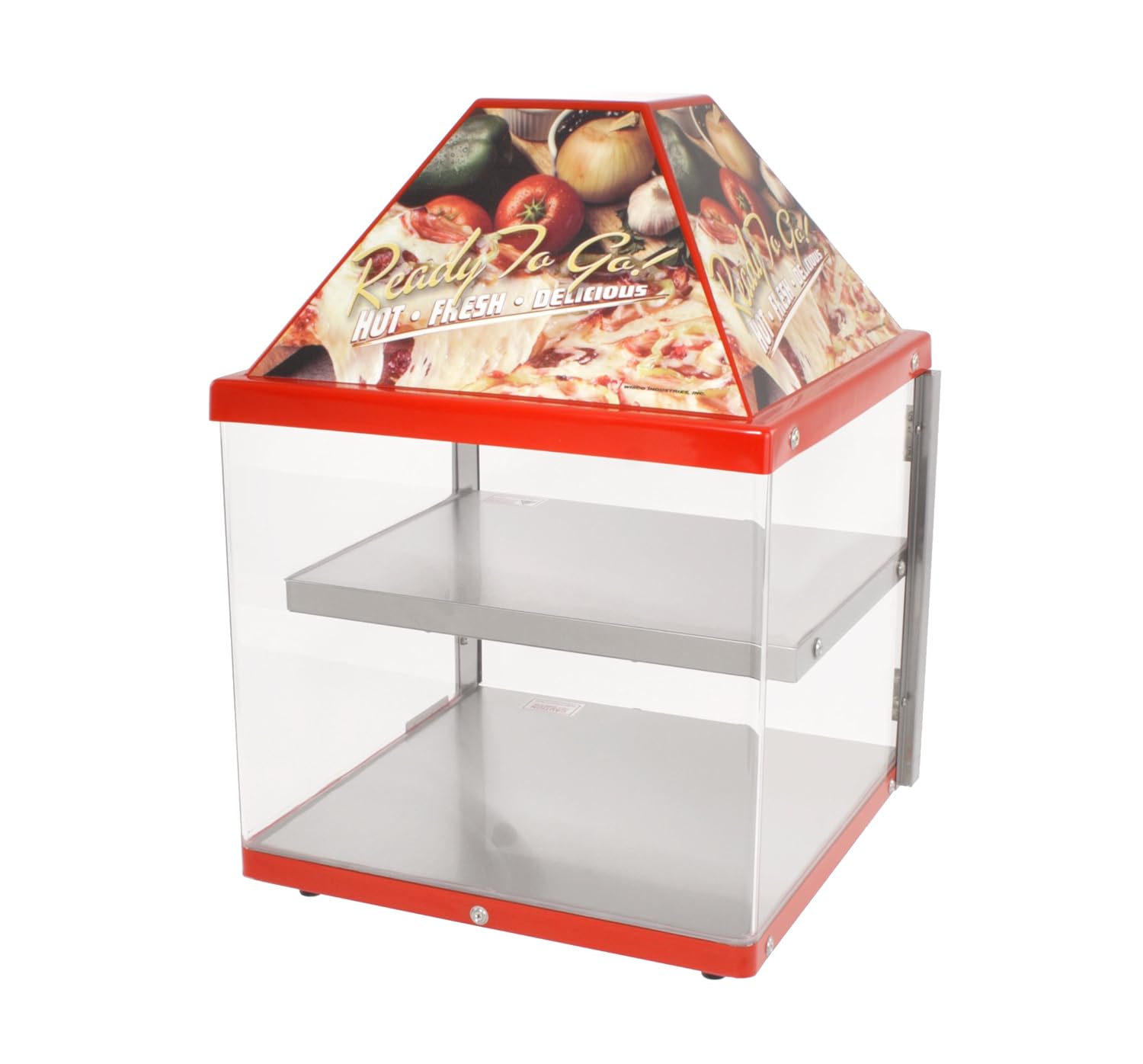 Wisco 680-1 Food Warming and Merchandising Cabinet, 2 Shelf