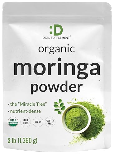 DEAL SUPPLEMENT Organic Moringa Leaf Powder, Pounds – Fresh