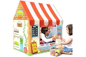 Molcey Grocery Store for Pretend Play With Cash - 2 Minute Setup - Kids Grocery Store Checkout Playset. Pretend Play Grocery Store/Supermarket Playset. Toy Grocery Store For Kids/Toddler. Fresh Market