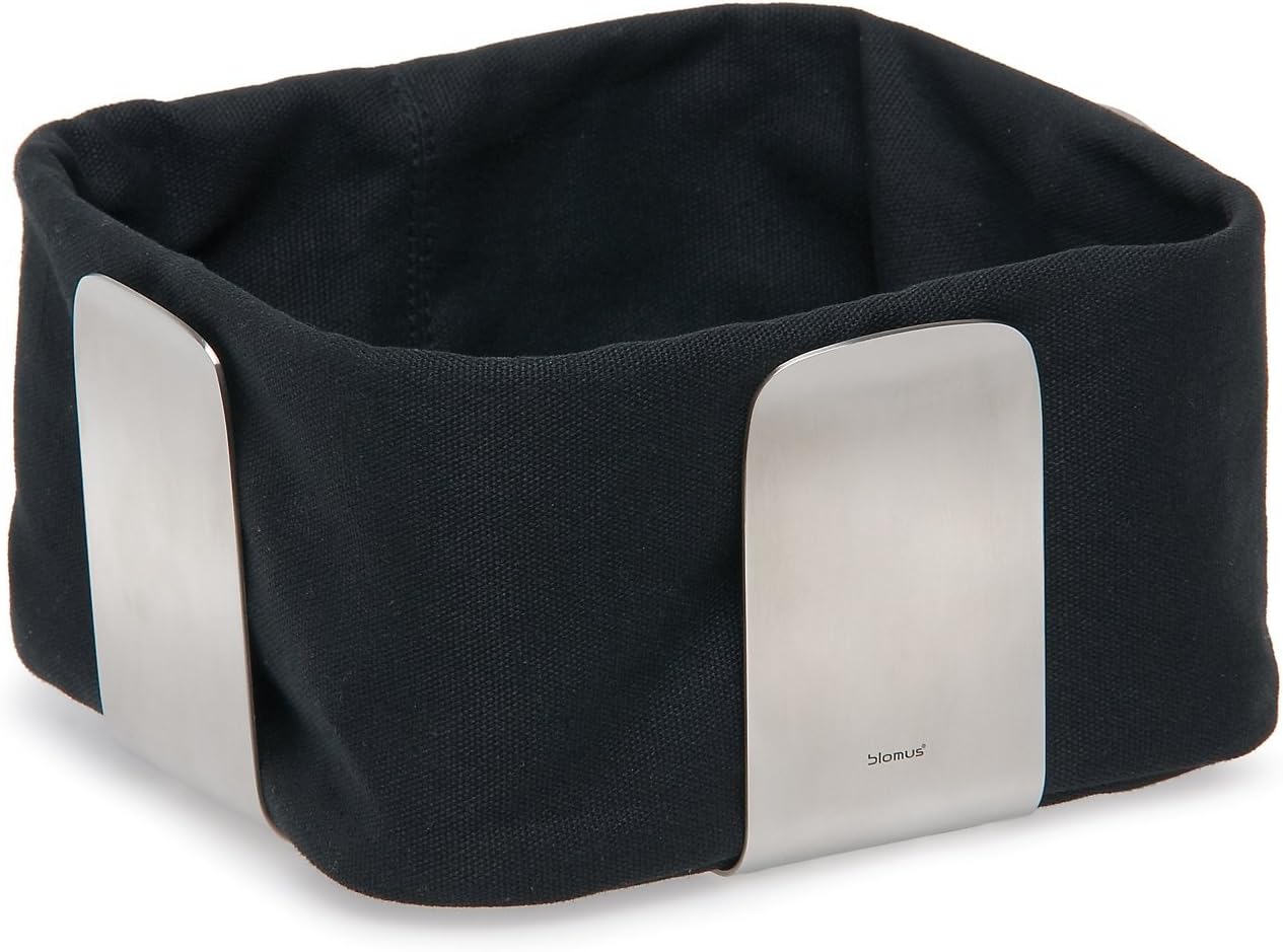 Blomus 63460 Desa Brotkorb, klein, schwarz