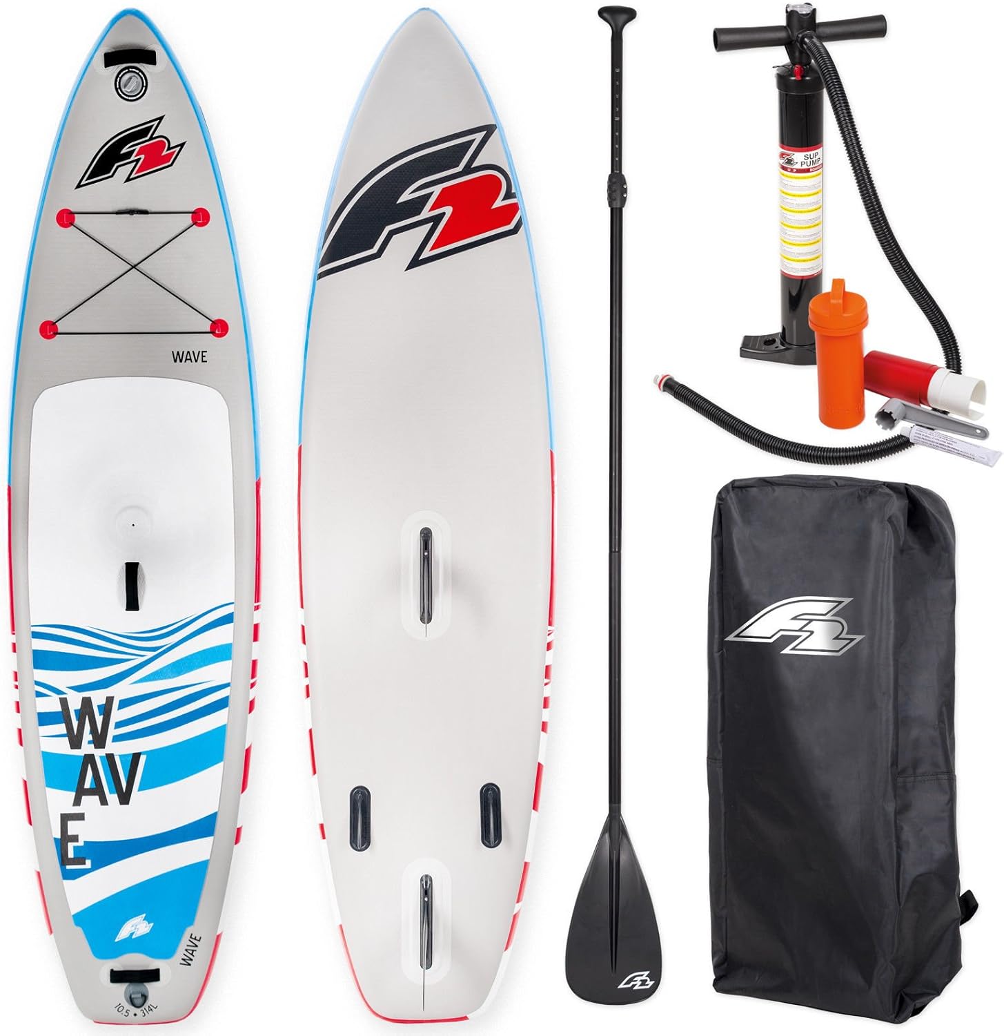 F2 Wave Windsurf Inflatable SUP Set 11,5" WINDSURFOPTION TESTBOARD