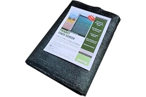 WindscreenSupplyCo Knitted Shade Cloth 6ft x 12ft 85% Sunblock Kennel Shade Cover with Grommets Green (Excludes Kennel) - PS0612GRNX1