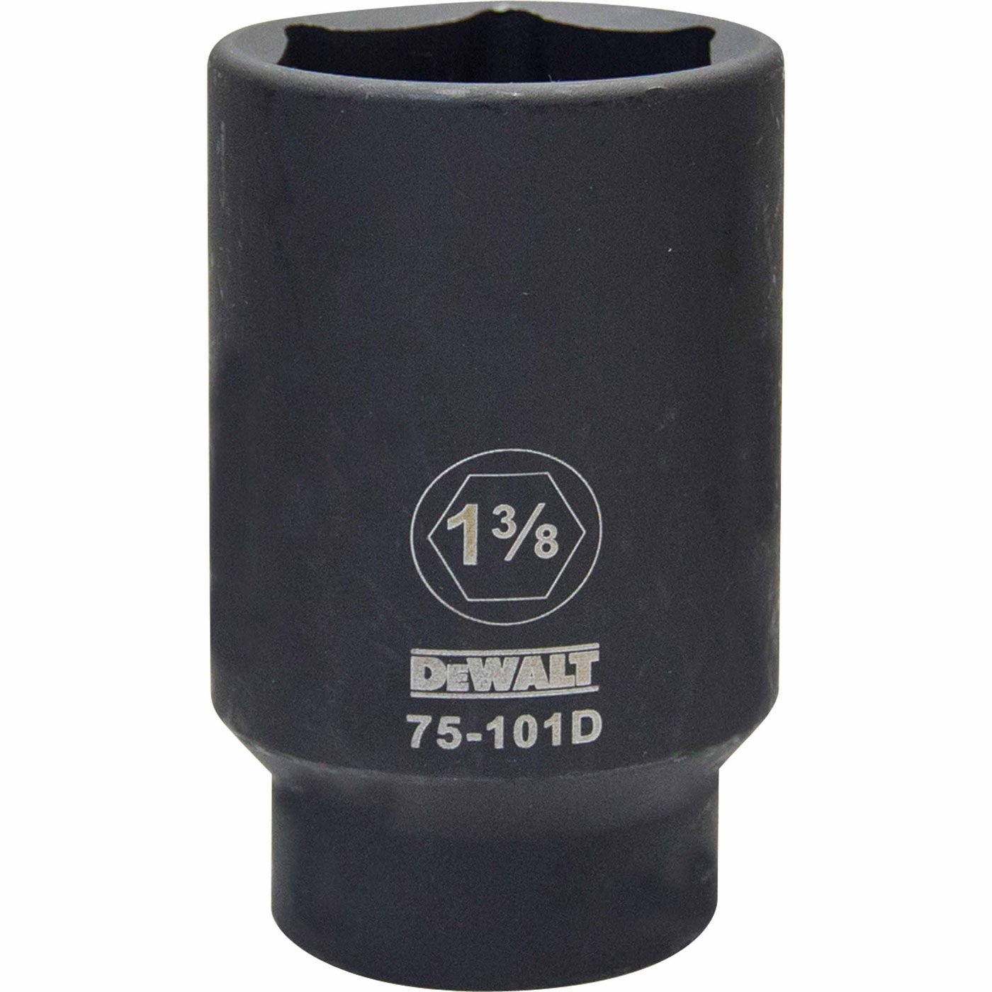 DEWALT DWMT75101OSP 6 Point 1/2" Drive Deep Impact Socket 1-3/8" SAE