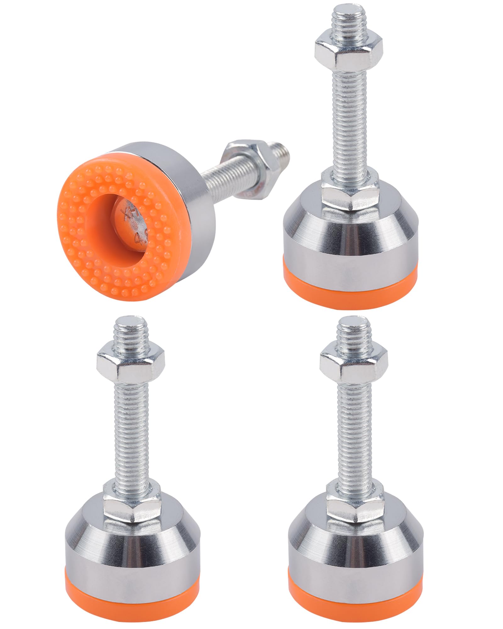 Tycoonest 4 PCS M10xThread 50xBase 40 Leveling Feet Adjustable Carbon Steel Machine Feet Heavy Duty Furniture Leveler for Furniture,Table, Cabinets, Workbench — image 1