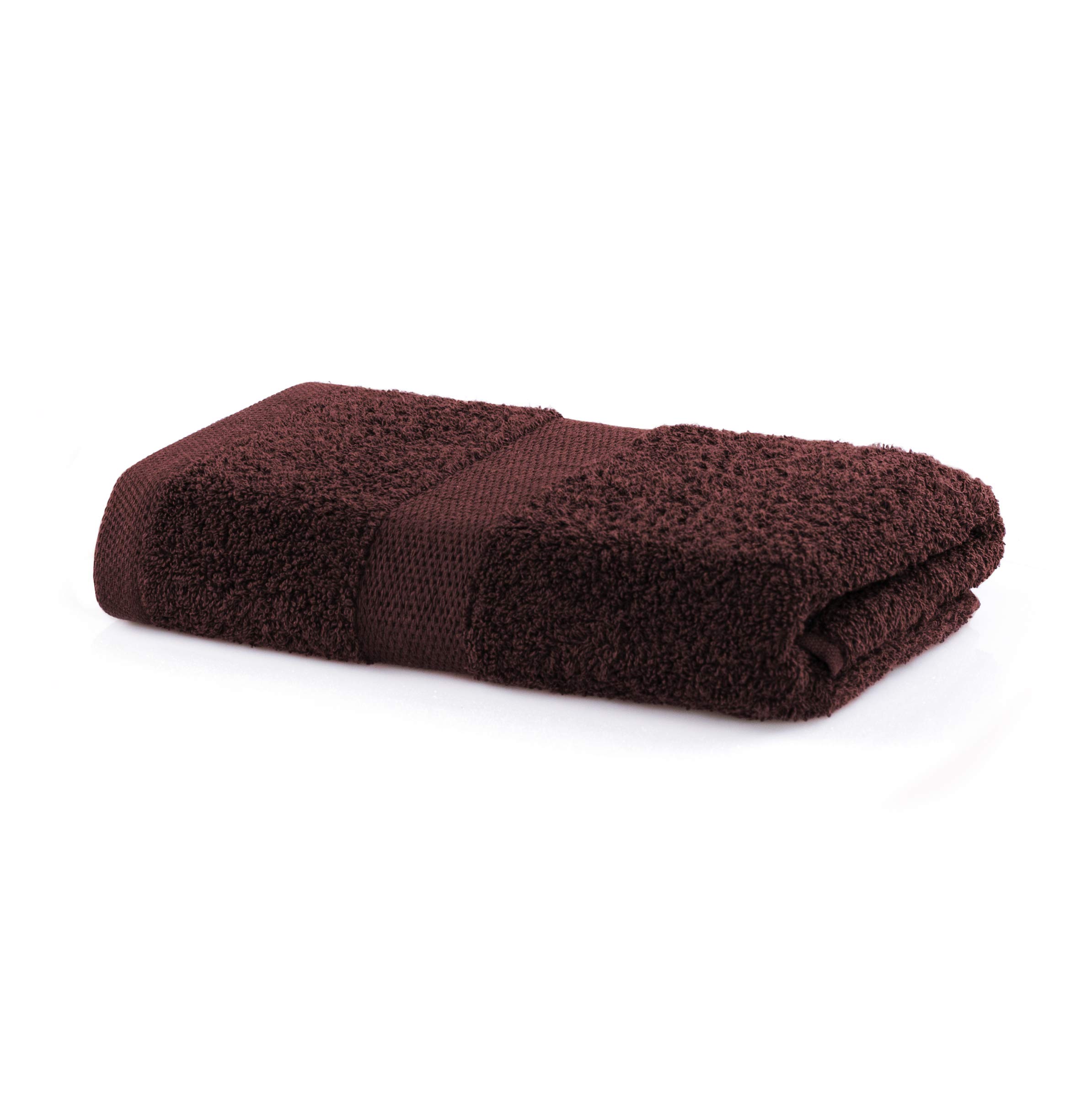DecoKing Hand Towel 50 x 100 cm Cotton Quality 525 g/m² Brown Nut Brown Absorbent Marina