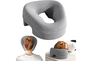 GOLDENCIVETCAT Face Down Pillow Massage Prone for Bed Sleeping,Massage Headrest Face for Bed (Sunbathing,Prone Sleepers,Stomach Sleeping,BBL Pillow After Surgery Post-Eye Surgery Recovery)