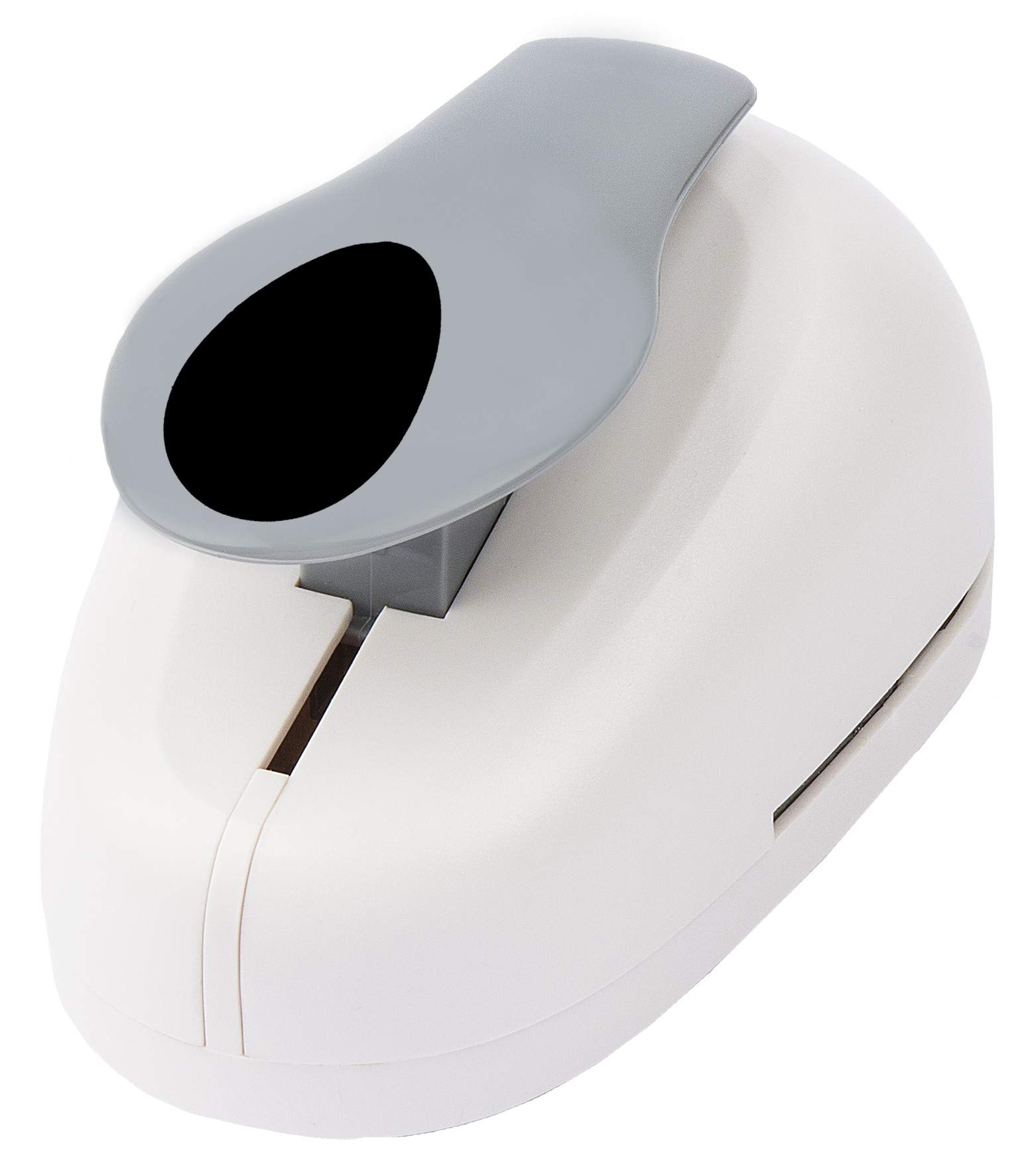 Jumbo punch, egg, motif size: 5.2 x 7.3 cm, motif hole punch for paper, gift tags, cards, tree decorations and toppers for Easter crafts, colourful Easter eggs, also for children, extra large