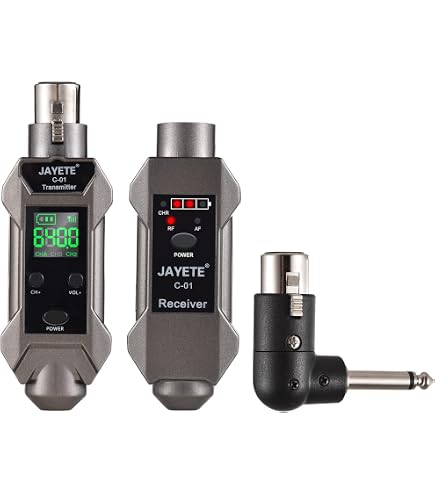 Sistema Wireless XLR Vibroo - Microfone Sem Fio 2.4GHz Para Gravação E Shows