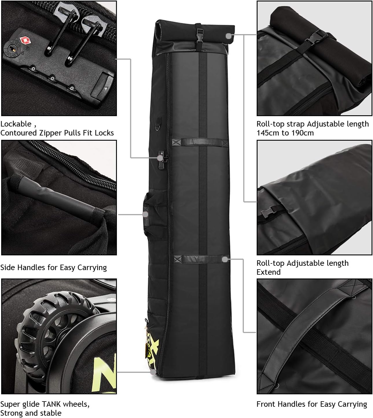 best padded ski bag for air travel