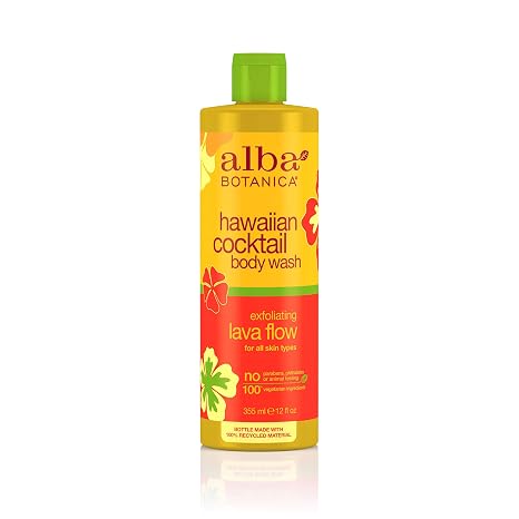 Natural Hawaiian Cocktail Body Wash Exfoliating Lava Flow (724742008055)