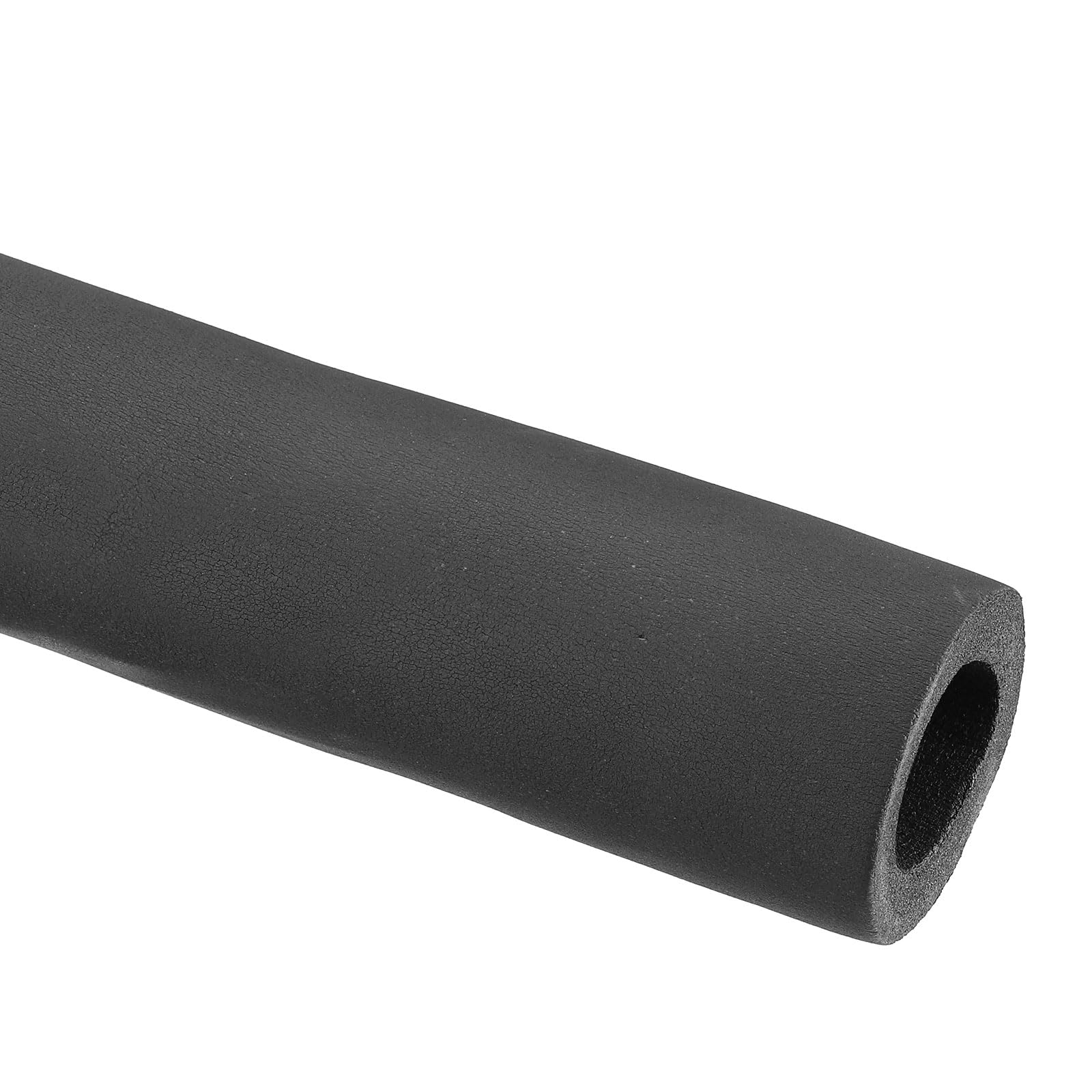 PATIKIL 70.9" L x 1-5/8"ID x 0.6" T Pipe Insulation Foam Tube, Water Pipe Insulation Tubing Heat Preservation for Plumbing Water AC Pipe Sprinkler Spigot, Black