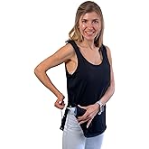 Inspired Comforts Post Surgery Mastectomy Recovery Tank Top with Drain Pocket & Snap-Access