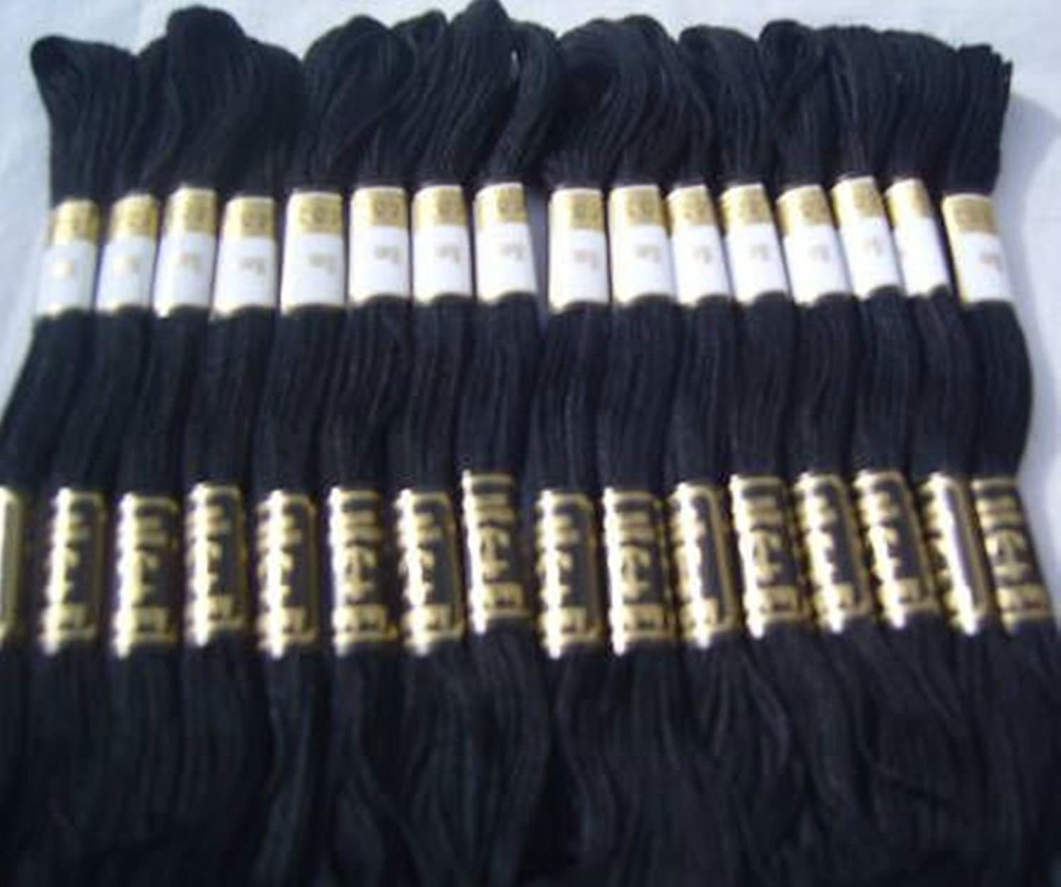 24 negro Anchor bordado hilo de punto de cruz hilos/madejas Strandard calidad Amazon.es
