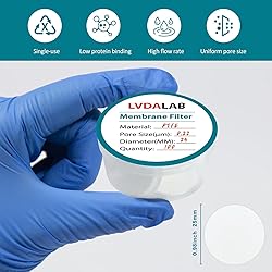 LVDALAB PTFE Membrane Filter, Hydrophobicity