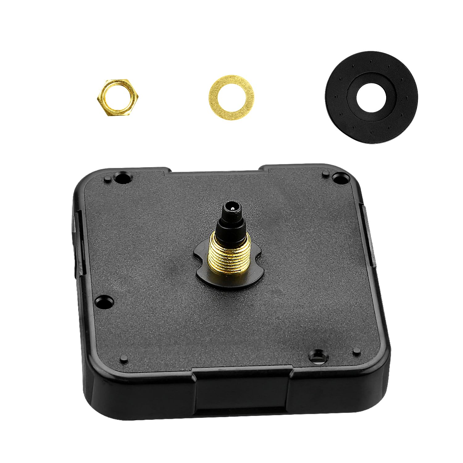 Rumyve Quartz Wall Clock Mechanism Replacement,Non-ticking Wall Micro Clock Movement Mechanism,Ultra Silent Clock Accessories for Home Office Hotels