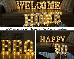IFDGCTK Light Up Numbers, Led Letters Lights 10