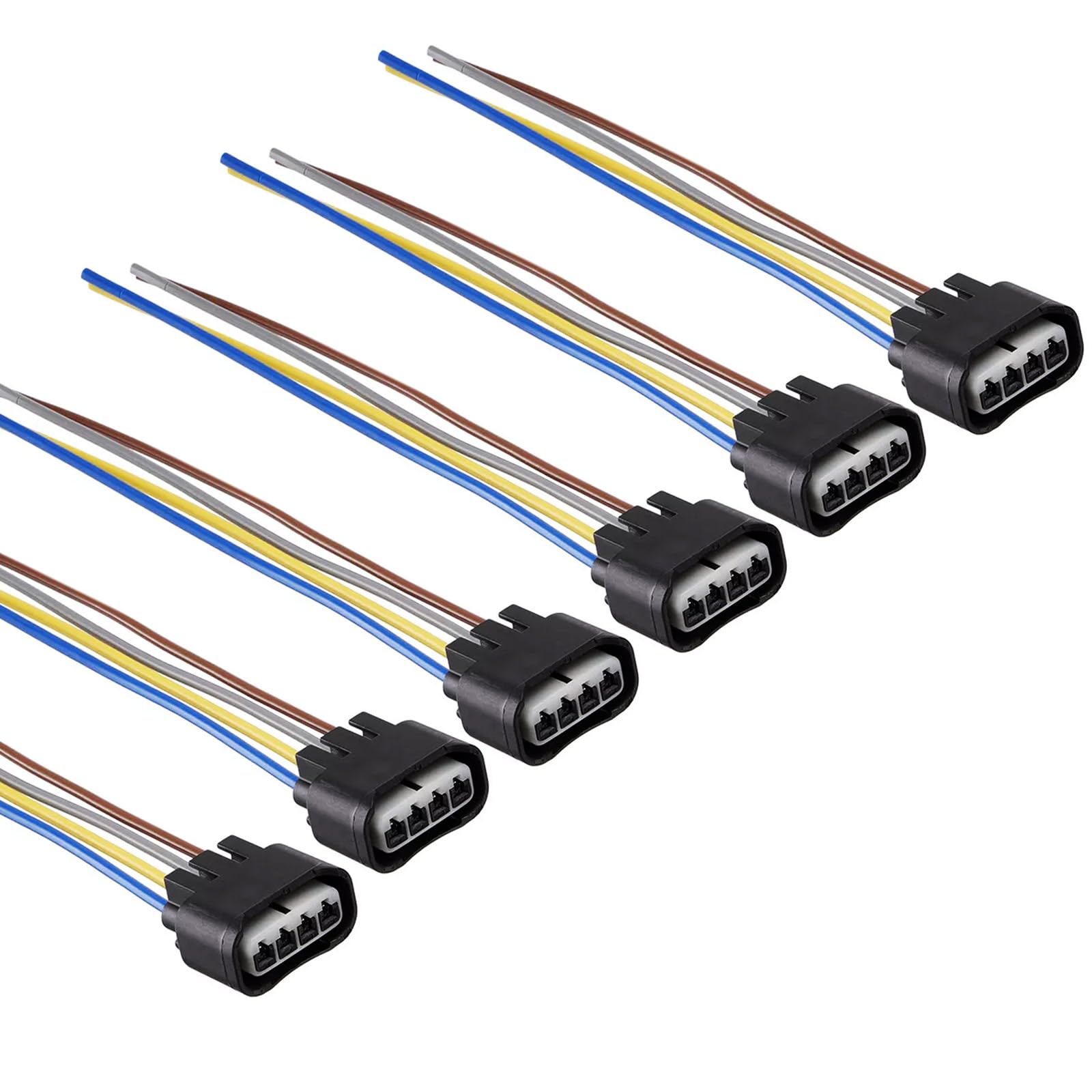 Photo 1 of AcornTech Ignition Coil Connector Plug Harness Fit for Toyota 1995-2013 Corolla, 2001-2013 Prius, 1996-2013 RAV4, 1995-2013 Tacoma, Lexus 2006-2012 IS250, 1995-2003 ES300# 90980-11885 (Pack of 6)