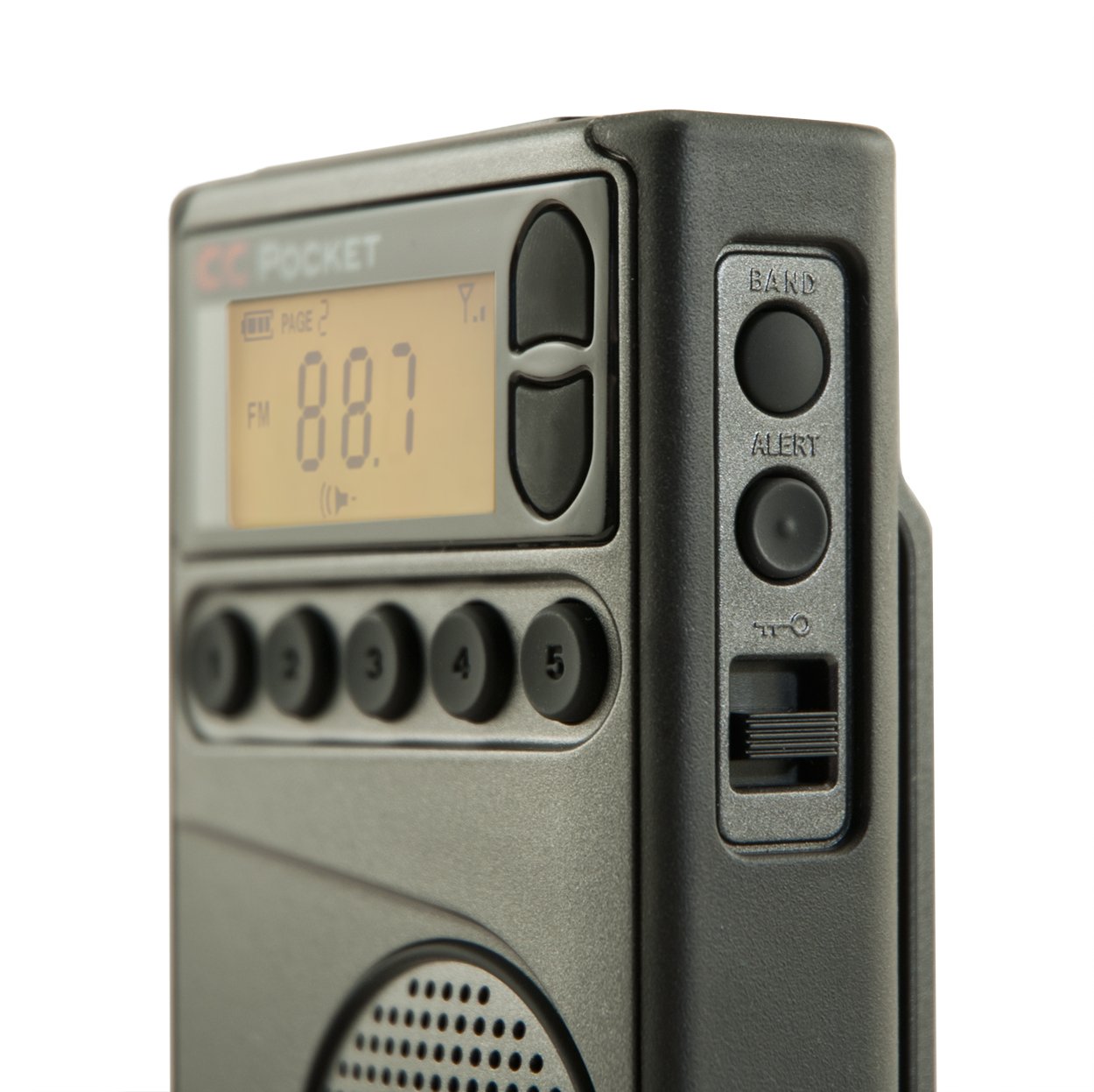 C. Crane CC Pocket AM FM and NOAA Weather Radio with Clock and Sleep