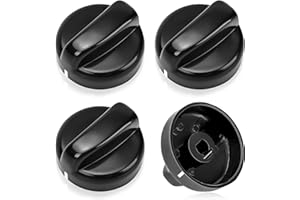 NUPICK Control Knob for Patio Heater, Patio Heater Replacement Parts Made of High Temperature Resistant Plastic, Heater Knob Replacement with 8mm D-Shaped Socket for Most Patio Heater