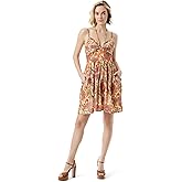 Jessica Simpson Womens Alana Fully Lined Halter Midi Dress with Pockets Standard