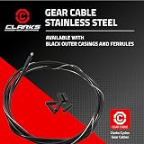 Clarks Cycle Systems Stainless Steel Universal Gear Inner & Outer Cable 2000mm view 3