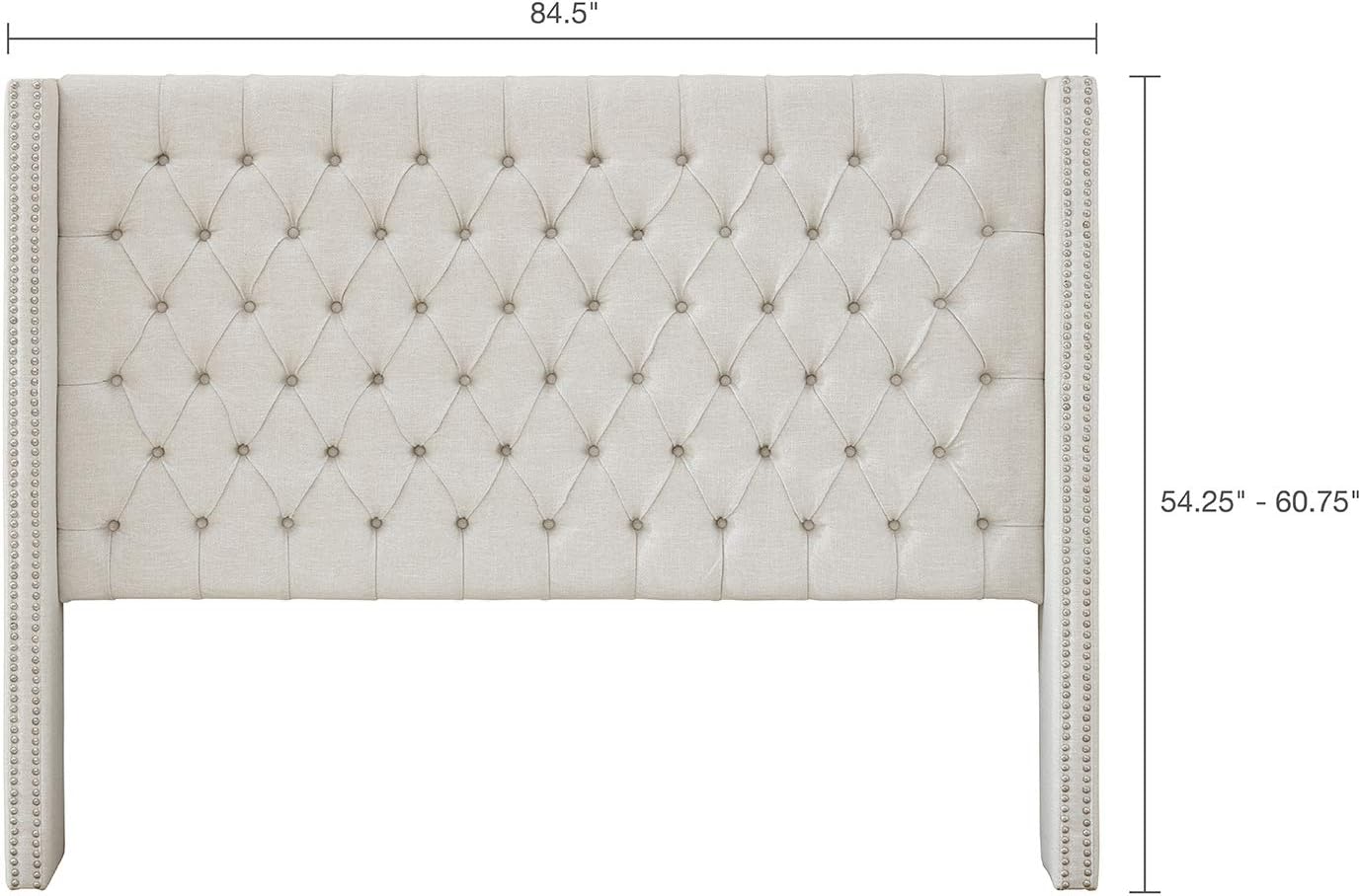 Best Padded King Headboard With Oak Trim