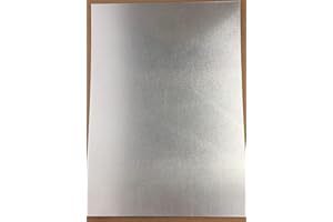 ROTO METALS Zinc Sheet Sample 020-027" X 8 inches X 11 inches by Rotometals