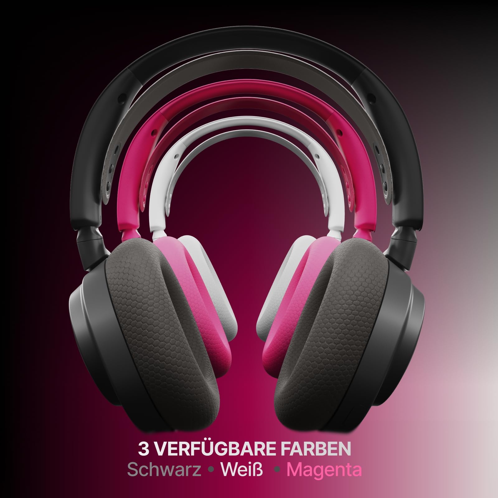 SteelSeries Arctis Nova 7 Wireless Gen 2 Multi-Plattform-Gaming-Headset - Echtzeit-App-Steuerung - Über 50 Std. Akkulaufzeit - 2,4 GHz/Bluetooth parallel möglich -PC, PS5, PS4, Switch 1/2, Mobilgeräte 9