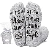 HAPPYPOP Novelty Gifts for Him - Fathers Day Socks for Dad Grandpa Uncle