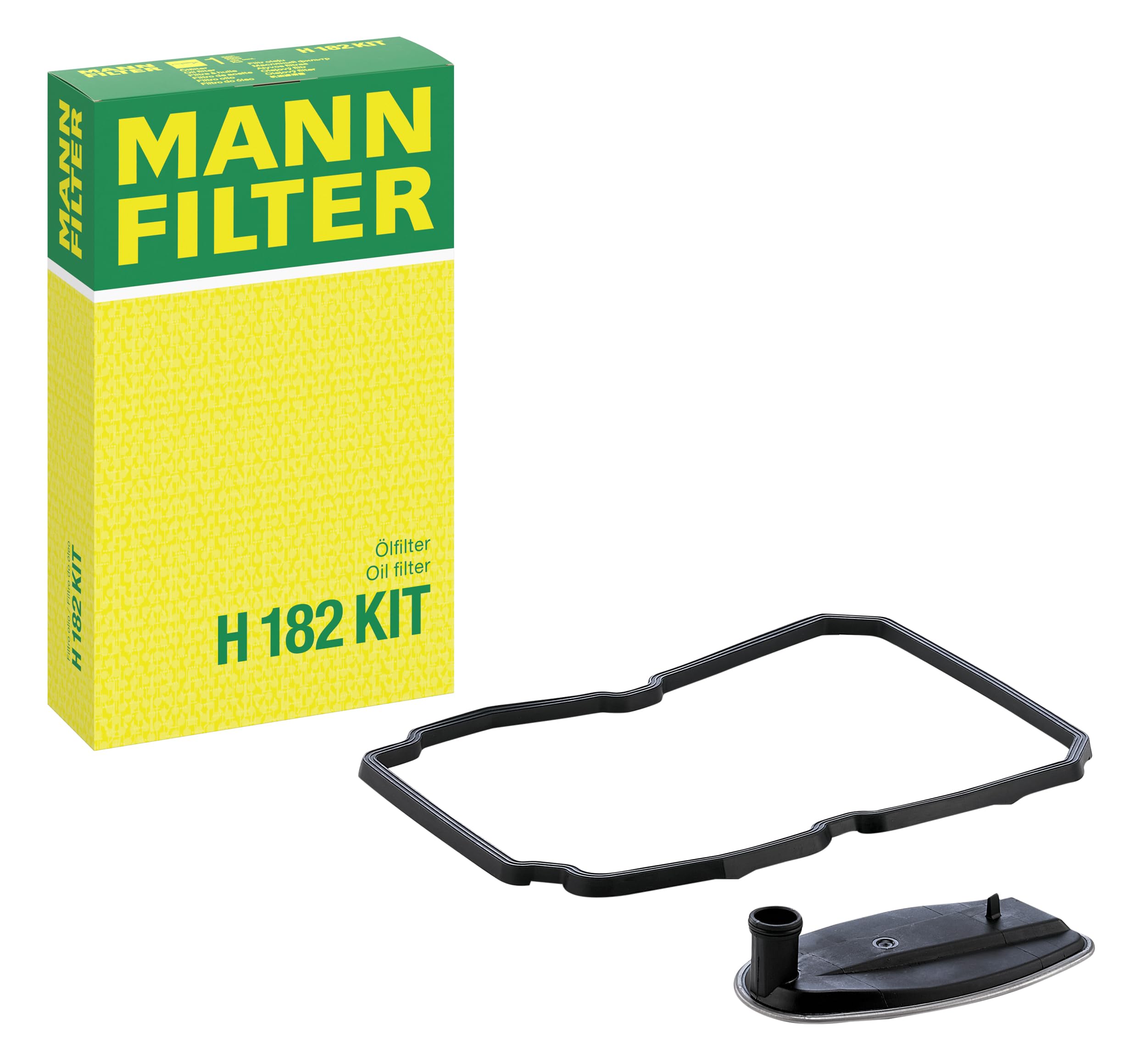 MANN-FILTER H 182 KIT Transmission oil filter Hydraulic Transmission Filter - for Cars + Transporters