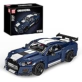 Mould King 10208 Car Model Building Kit, Classic Sports Car Model Toys MOC Bricks Collectible Building Blocks, Static Version
