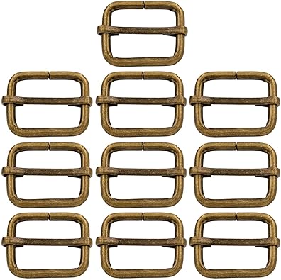 Amazon Co Jp Bikicoco 調整カン 針金コキ 手芸用品 金属 子供 幼稚園 保育園 上履き ナスカン 肩掛け 首輪 バッグ カバン ポシェット 財布 手作り 2 5 X 2 Cm ブロンズ 10個 ホビー