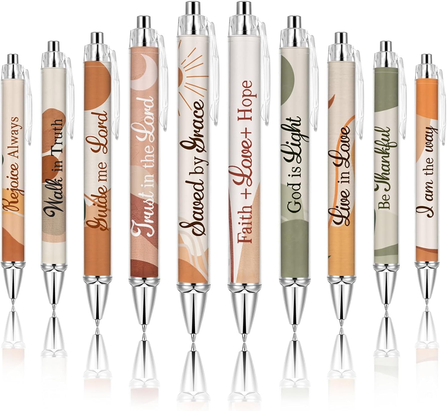 Mixed Media - 20 PCS Bible Verse Ballpoint Pens | Christian Pens | Scripture Pens | Inspirational Quotes Pens | Retractable Ink Ballpoint Pens | Funny Office Ballpoint Pens for Women Men Christian Gifts