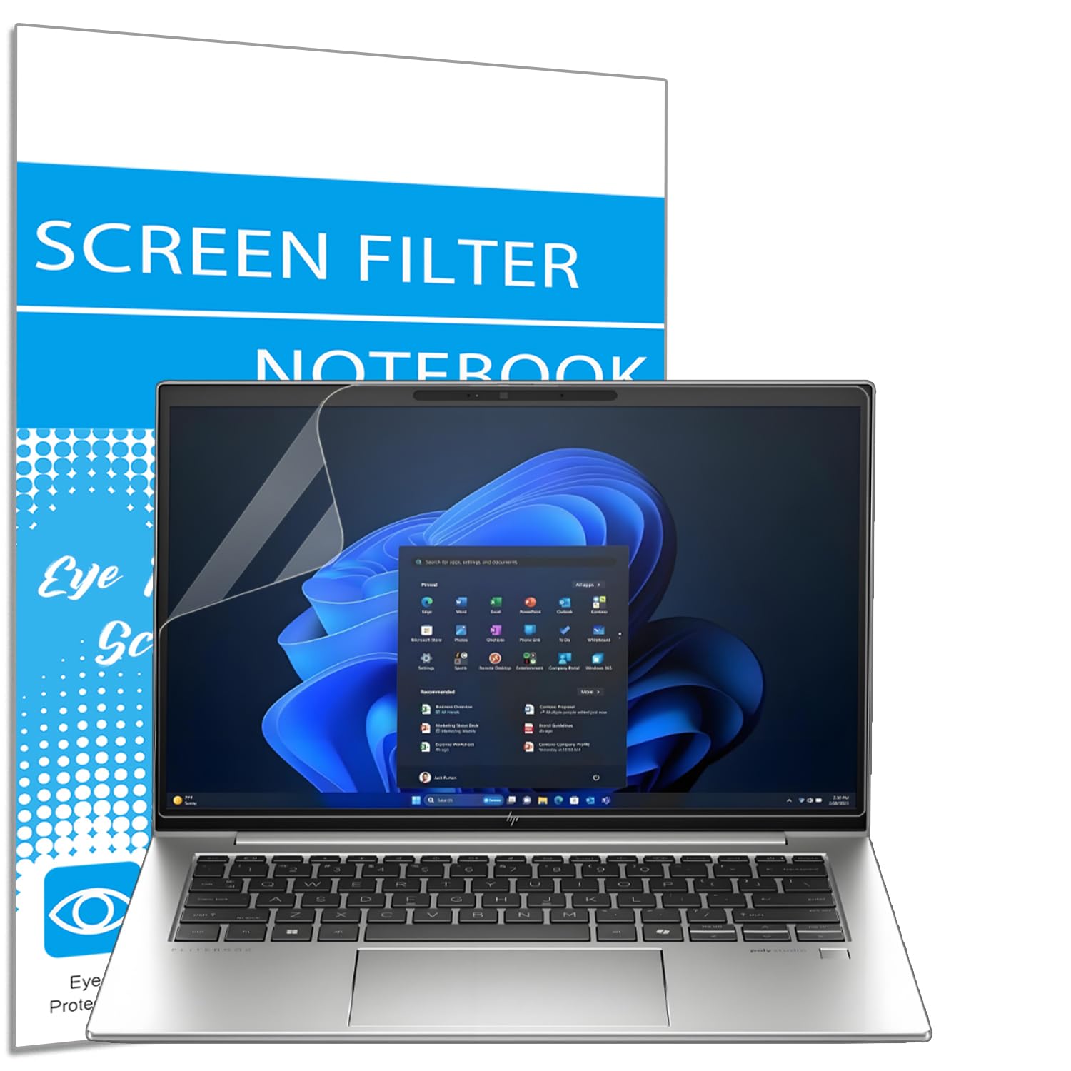 Photo 1 of 2 Pack Anti Glare Screen Protector for HP ZBook Firefly 14 G9 G10 G11/Zbook Ultra 14 G1a, OmniBook X 14"/OmniBook Ultra 14" 14-fe0087nr 14-fe100 14t-fh000 14-fh0047nr 14-fd0087nr, HP Dragonfly Pro 14"