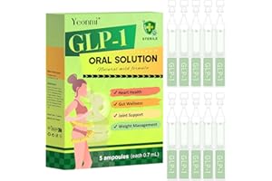 YEONMI New-GLP-1 Oral Solution, Natural Advanced Body Care Liquids Drop, GLP-1 Supplement Drops for Women and Men, Promote Intestinal Digestion, Firming Skin and Body Shaping Care