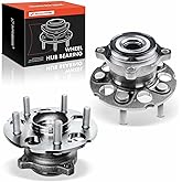 A-Premium 2 x Rear Wheel Bearing and Hub Assembly with 5-Lug Compatible with Honda CR-V 2012-2016, Acura RDX 2013-2015, AWD Only