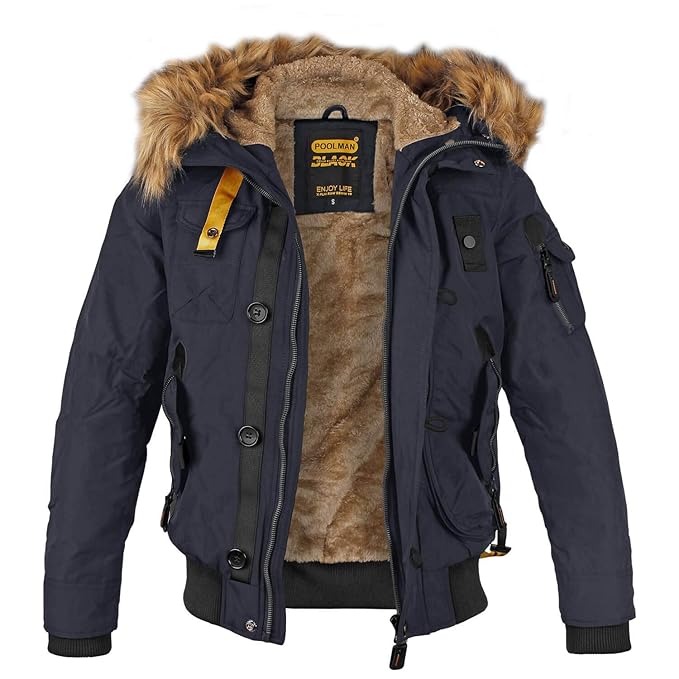 Poolman Winter Fliegerjacke Raptor m. Futter Herren Jacke