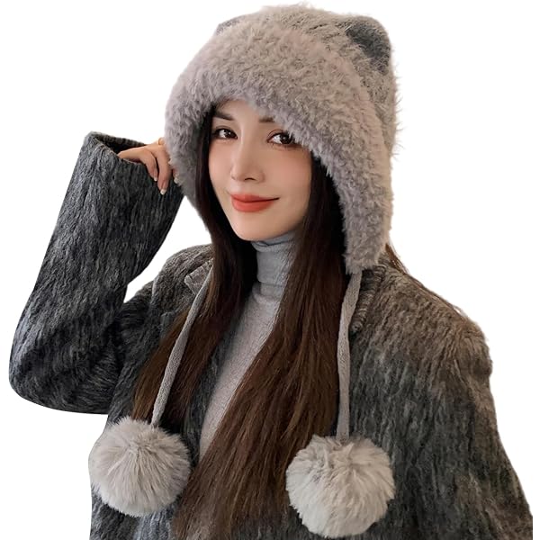 Women Winter Peruvian Cover Ears Beanie Hat Ear Flaps Sherpa  display picture 1