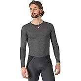 CASTELLI Men’s Medio Long Sleeve Baselayer, Insulated Cycling Apparel with Moisture Management for Cool Road Cycling & Biking