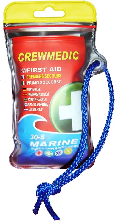 CrewMedic 30-S Marine Personal First Aid Kit - Soft Pouch, Modern Components