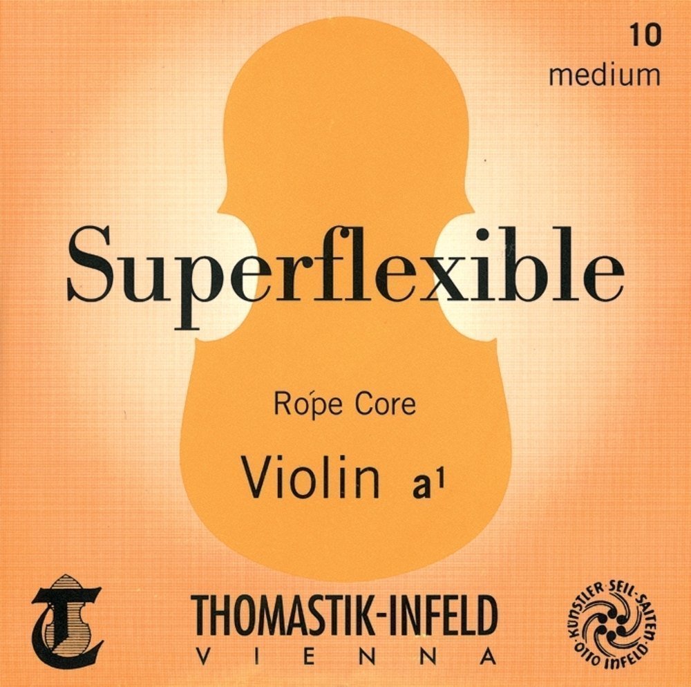 Thomastik single string for 4/4 violin Superflexible - G string steel cable core, silver wound, soft