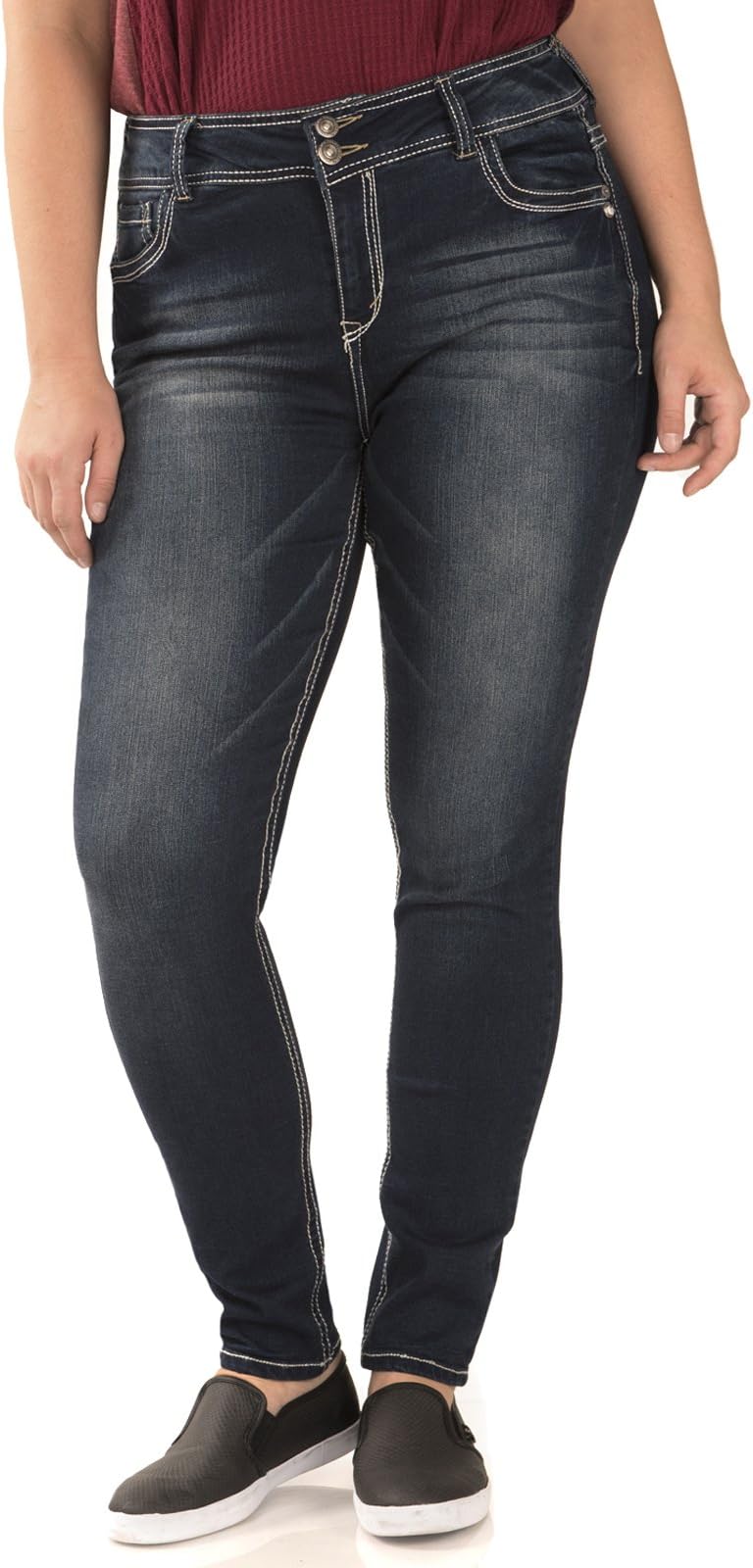 WallFlower Plus Size Curvy Skinny Jeans