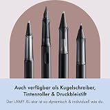 LAMY AL-star Black Fountain Pen with Ergonomic Grip F Nib Lightweight Aluminum view 5